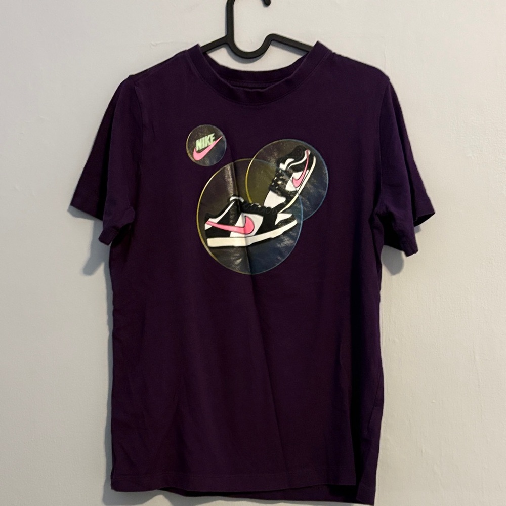 Nike boys Dark Purple Graphic Tee